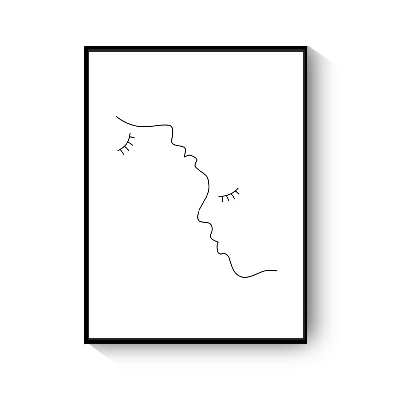 CORX Designs - Hand Flower Line Drawing Canvas Art - Review