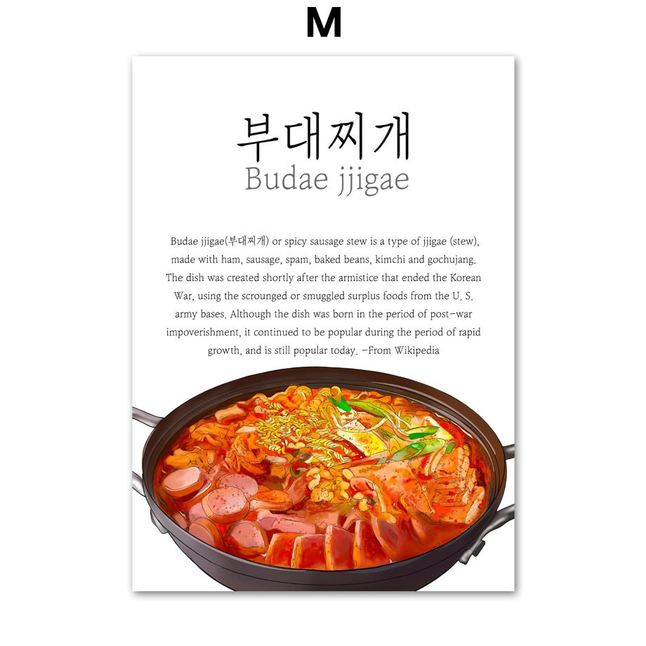 CORX Designs - Korean Food Gimbap Budae Jjigae Canvas Art - Review