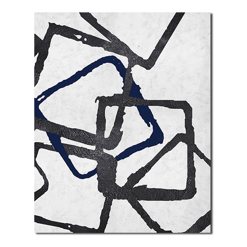 CORX Designs - Black And White Abstract Canvas Art - Review
