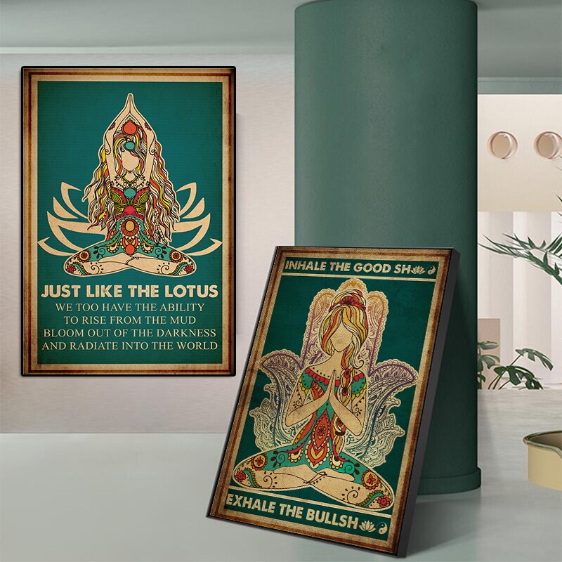 CORX Designs - Yoga Chakra Awakening Vintage Canvas Art - Review