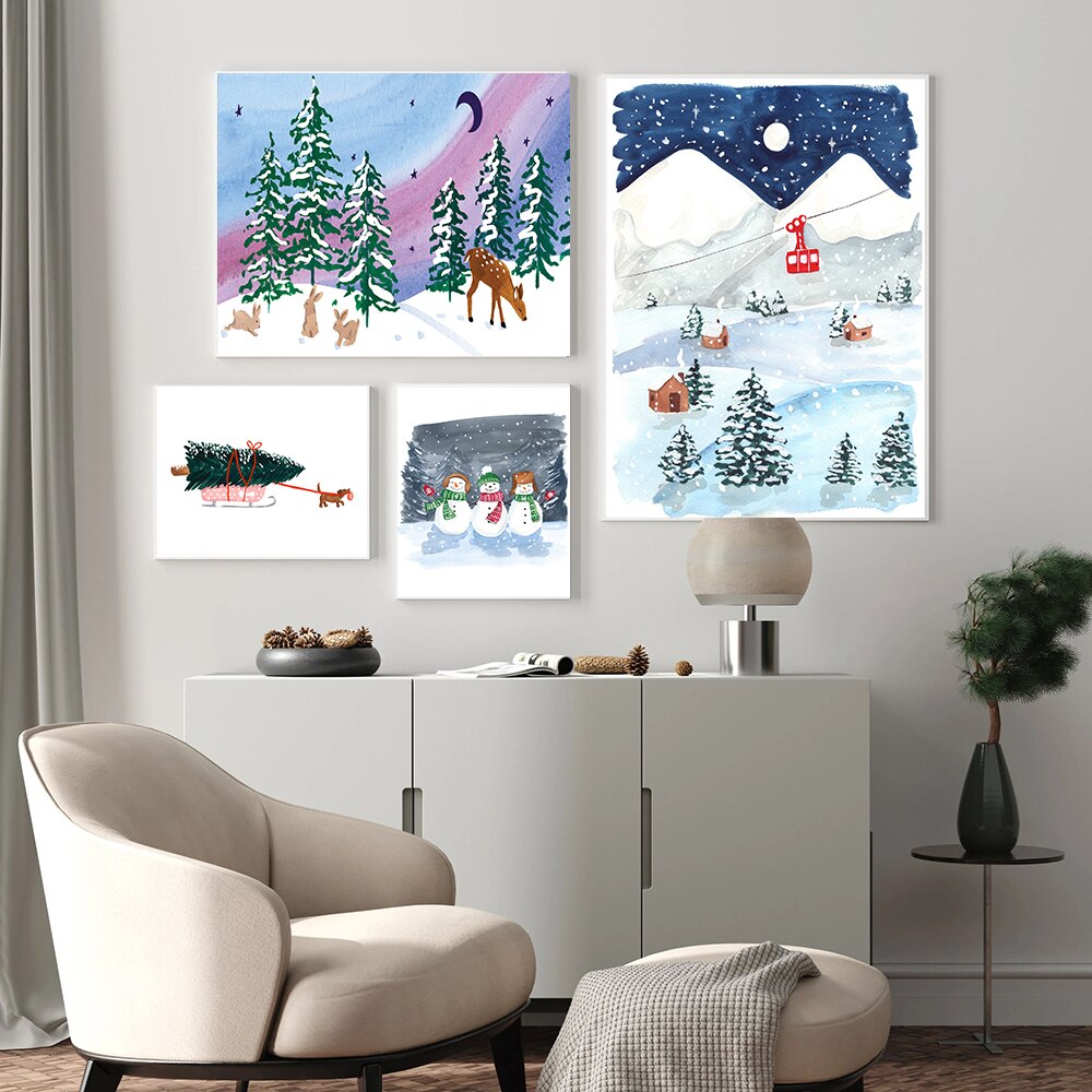 CORX Designs - Christmas Snowman Canvas Art - Review