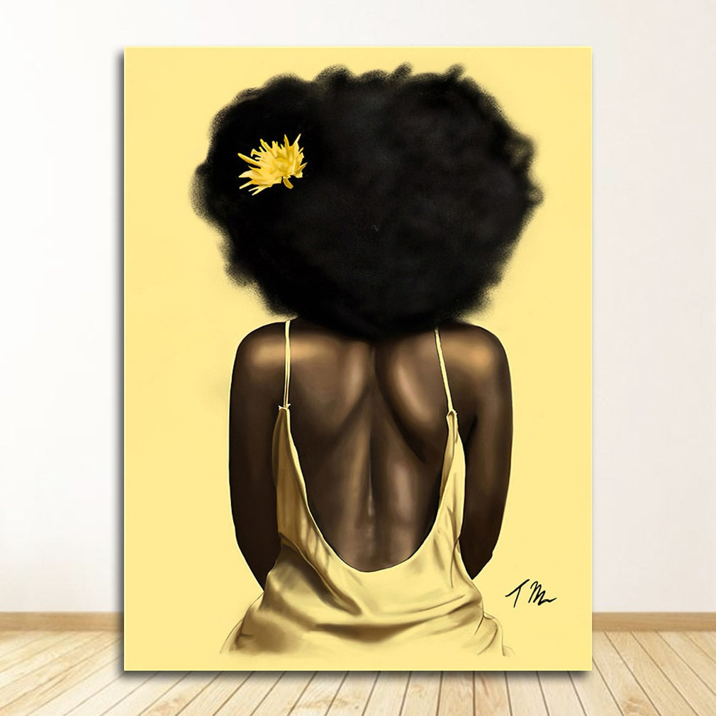 CORX Designs - African Art Black Woman Portrait Canvas - Review