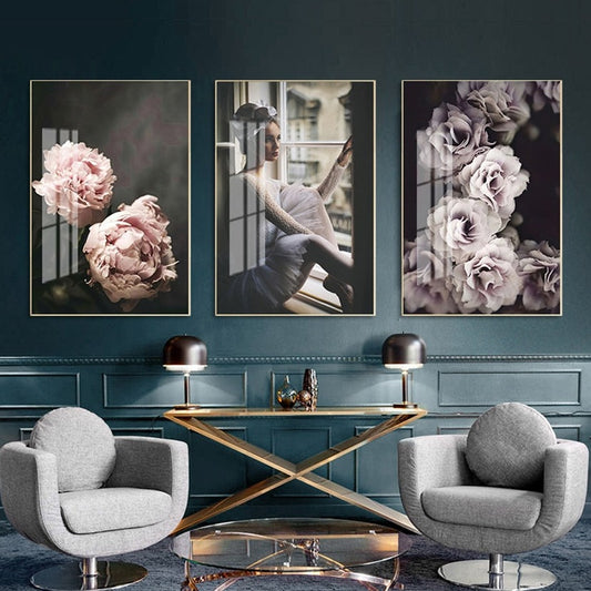 CORX Designs - Woman by the Window Pink Peony Canvas Art - Review