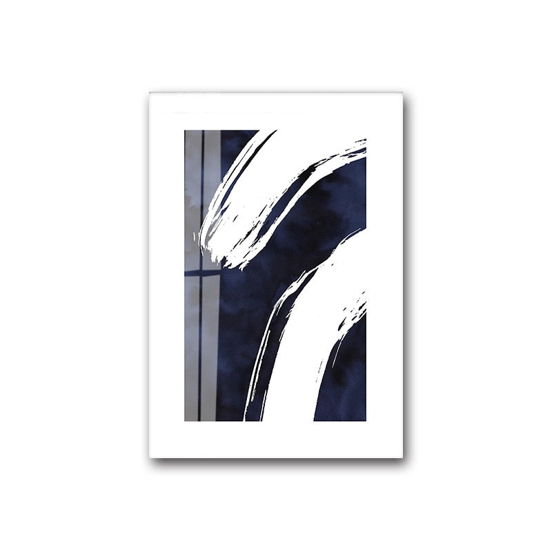 CORX Designs - Minimalist Abstract Dark Blue Canvas Art - Review