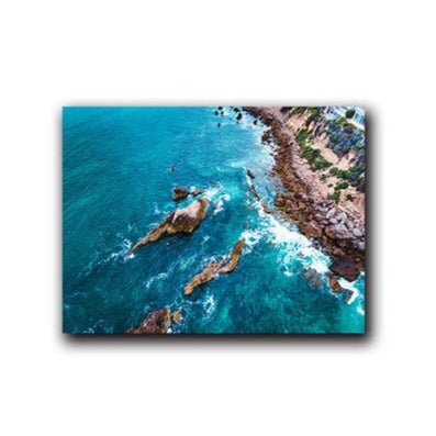CORX Designs - Beach Overlooking Blue Ocean Canvas Art - Review