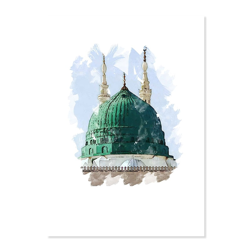 CORX Designs - Islamic Mosque Kaaba Canvas Art - Review