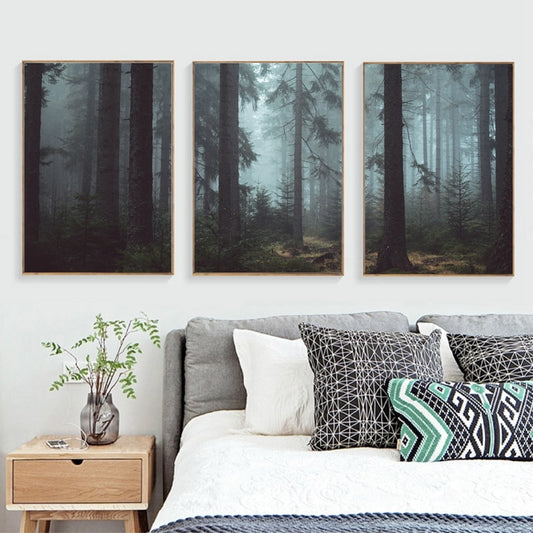 CORX Designs - Misty Forest Landscape Canvas Art - Review