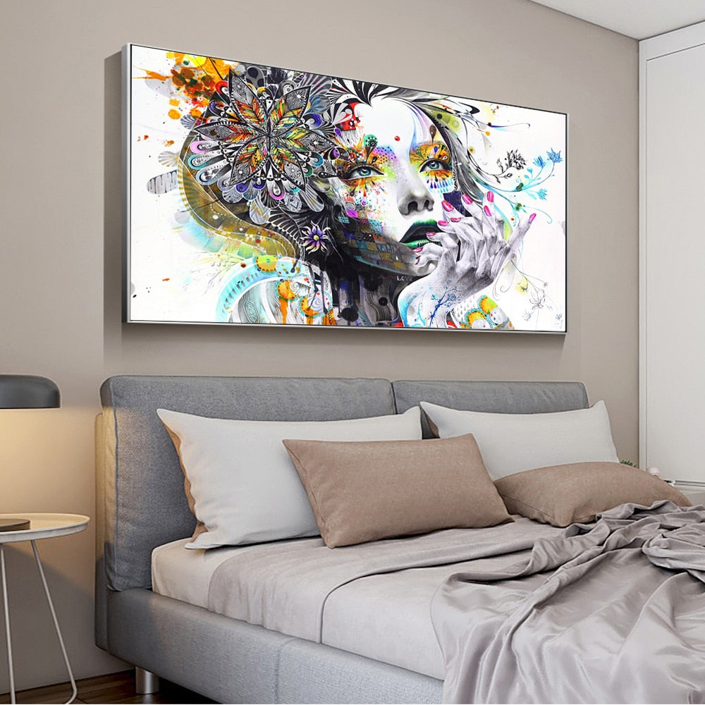 CORX Designs - Flower Girl Graffiti Canvas Art - Review