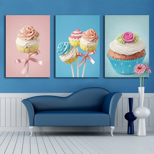 CORX Designs - White and Pink Cupcake Canvas Art - Review