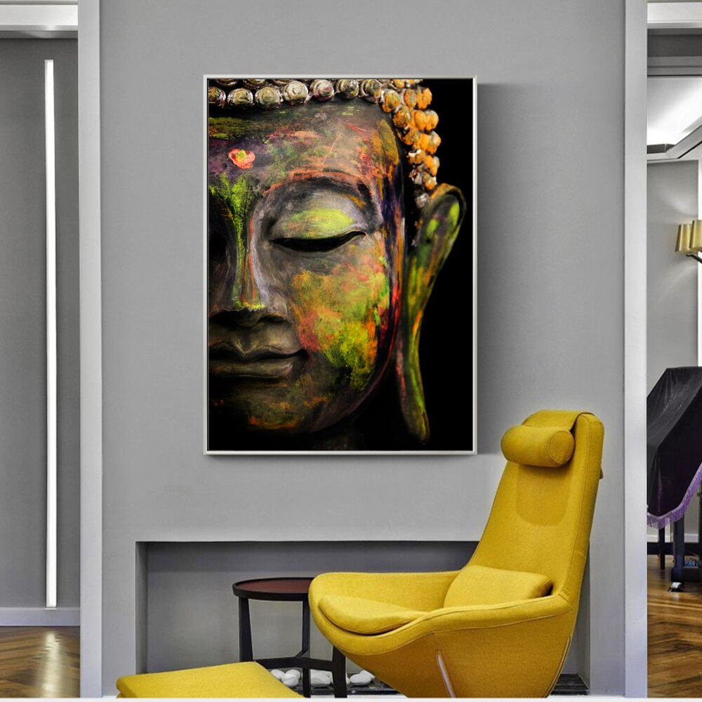 CORX Designs - Buddha Face Wall Art Canvas - Review
