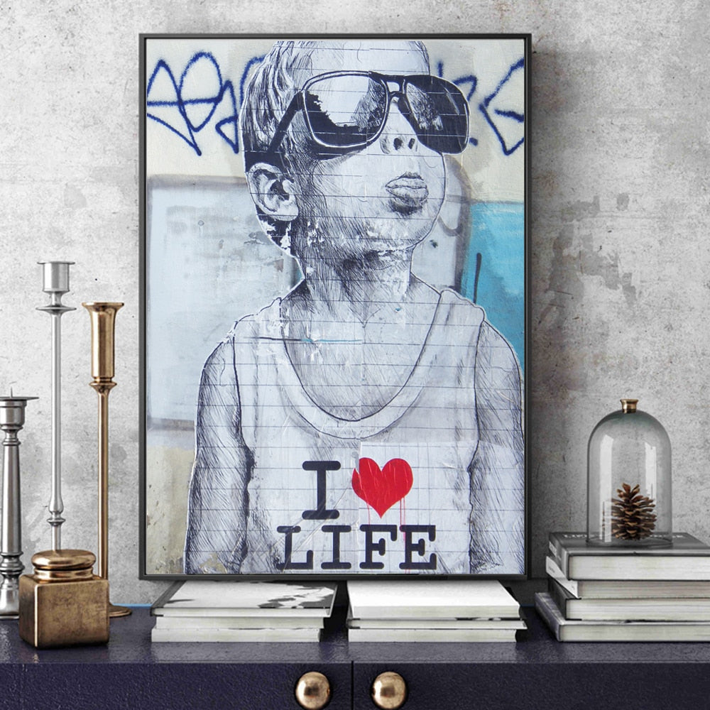 CORX Designs - Lady Kids Graffiti Street Style Canvas Art - Review