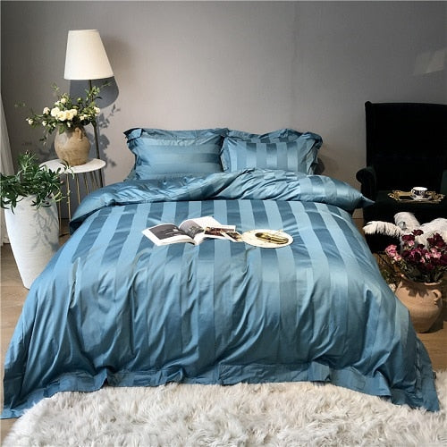 CORX Designs - Lazurite Egyptian Cotton Duvet Cover Bedding Set - Review