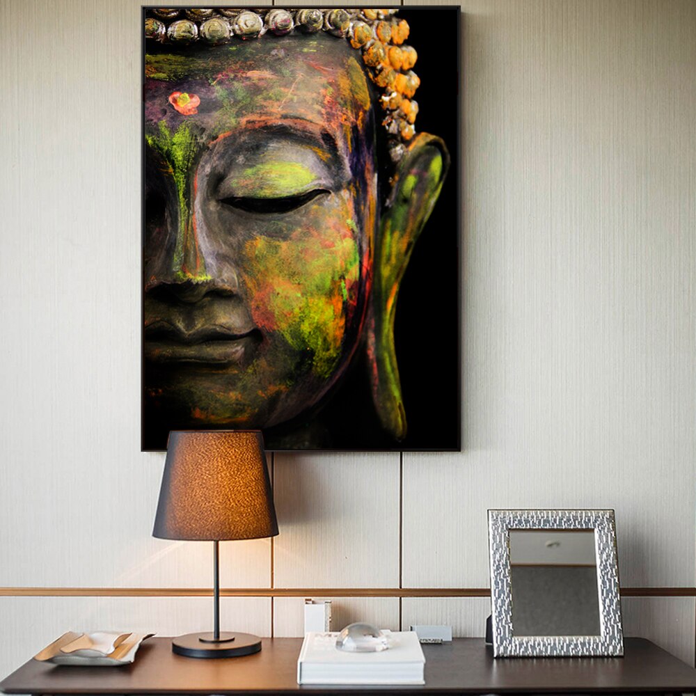 CORX Designs - Buddha Face Wall Art Canvas - Review