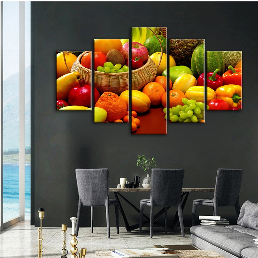 CORX Designs - Kitchen Theme Fruits Canvas Art - Review