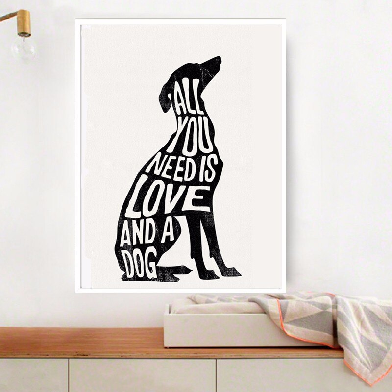 CORX Designs - All You Need Is Love And A Dog Canvas Art - Review