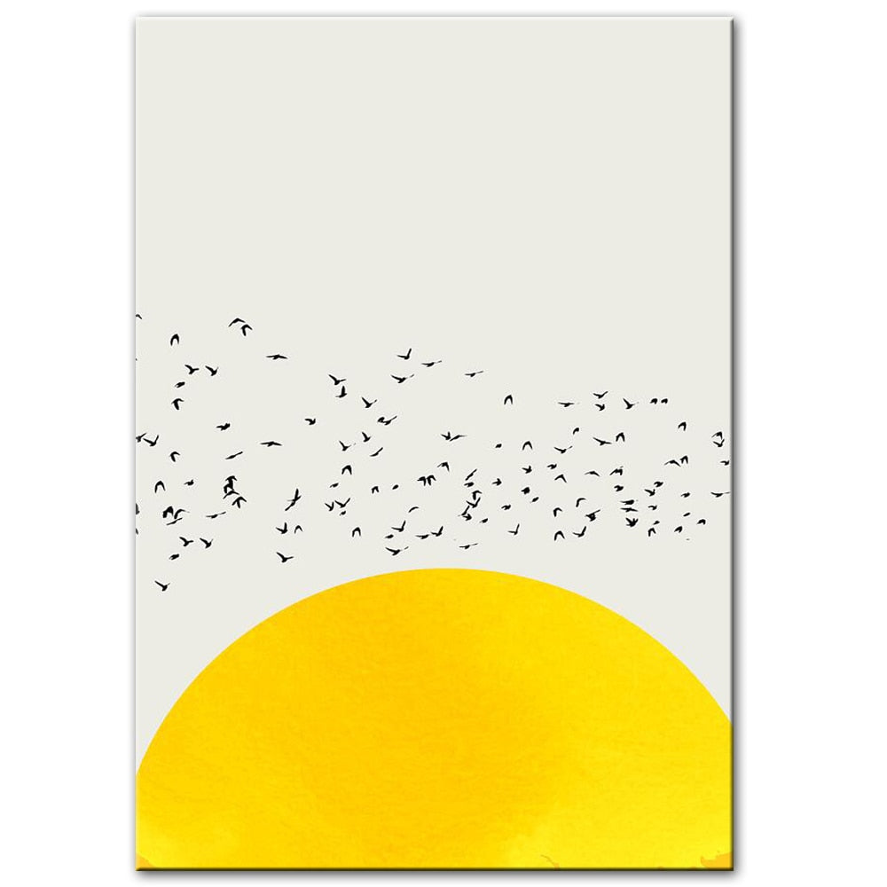 CORX Designs - Birds Above the Sun Canvas Art - Review