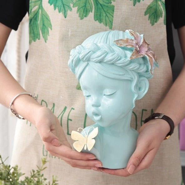 CORX Designs - Cute Girl Kissing Butterfly Statue - Review