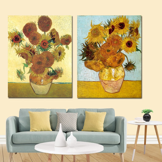 CORX Designs - Vincent Van Gogh Golden Sunflower Oil Canvas Art - Review