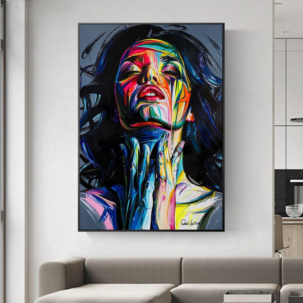 CORX Designs - Street Graffiti Colorful Woman Canvas Art - Review