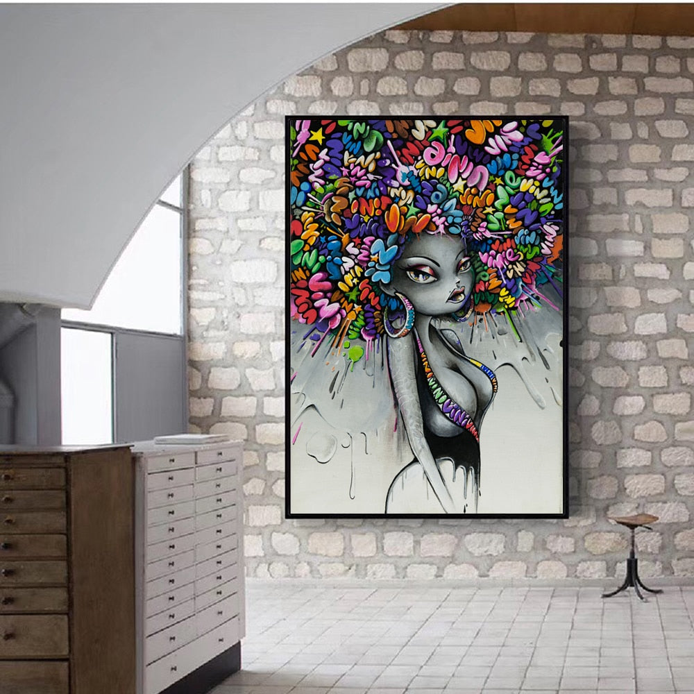 CORX Designs - Lady Kids Graffiti Street Style Canvas Art - Review