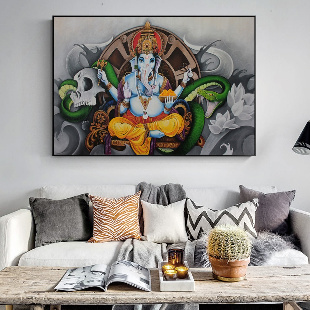 CORX Designs - Lord Ganesha Canvas Painting Art - Review
