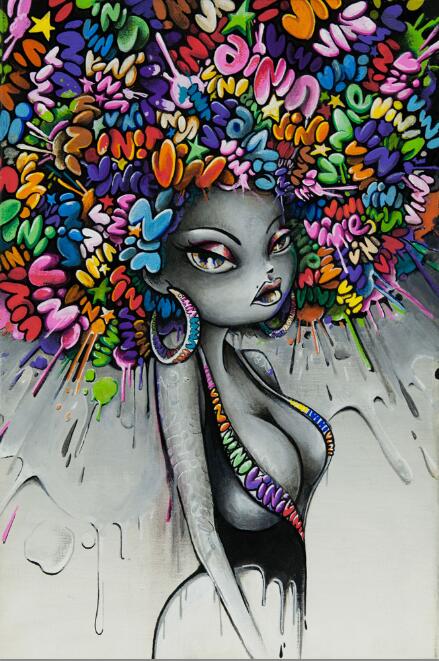 CORX Designs - Lady Kids Graffiti Street Style Canvas Art - Review