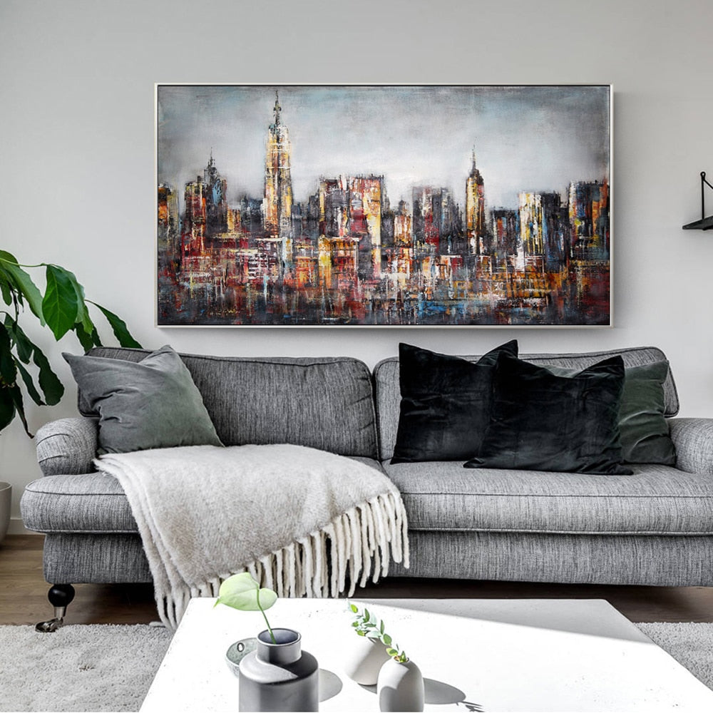 CORX Designs - Abstract City Landscape Canvas Art - Review