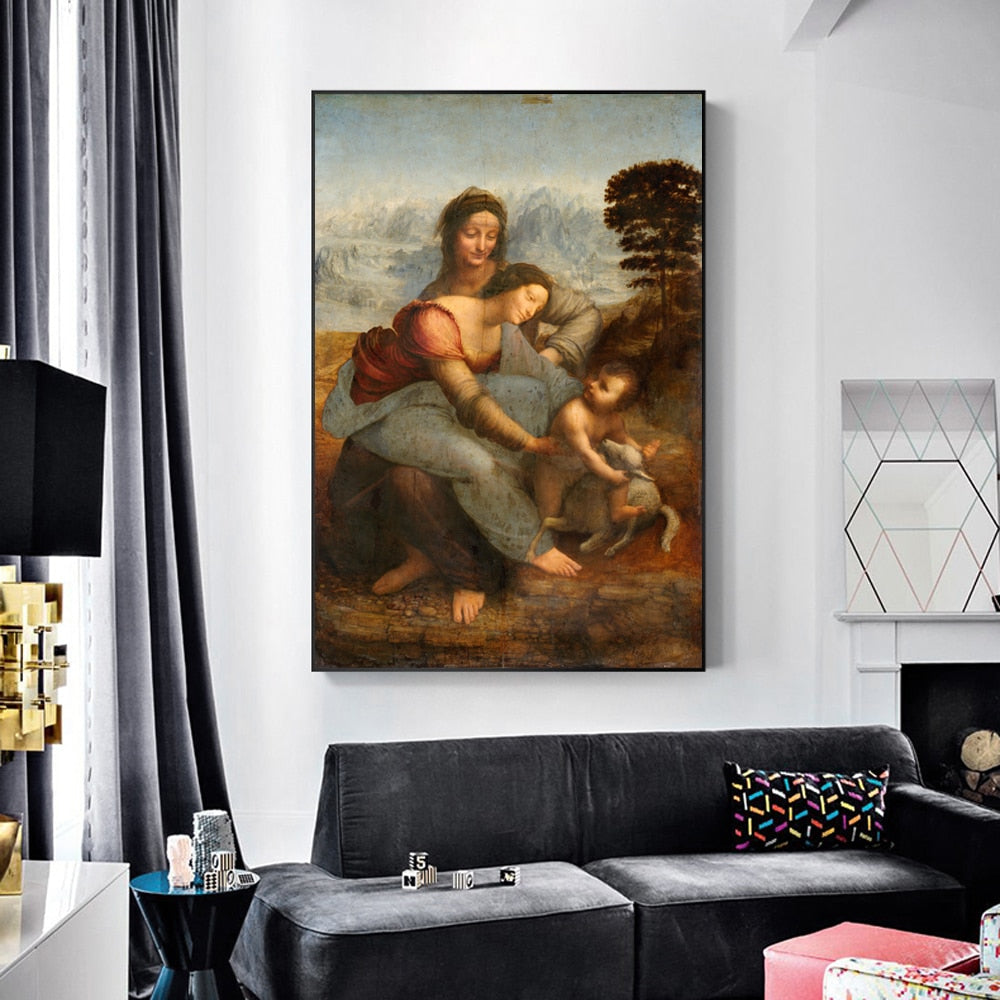 CORX Designs - The Virgin and Child with Saint Anne by Leonardo da Vinci Canvas Art - Review