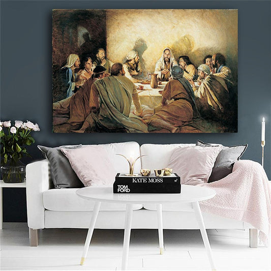CORX Designs - Risen Jesus And His Disciples Painting Canvas Art - Review