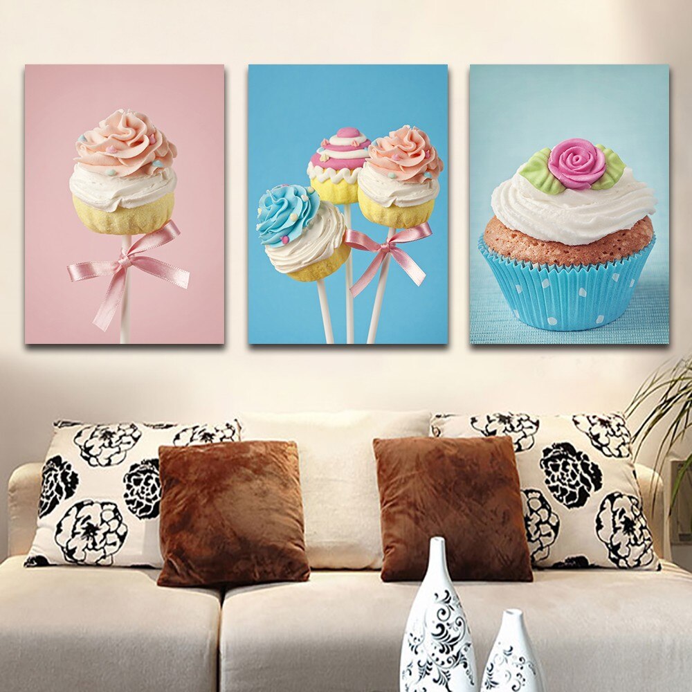 CORX Designs - White and Pink Cupcake Canvas Art - Review