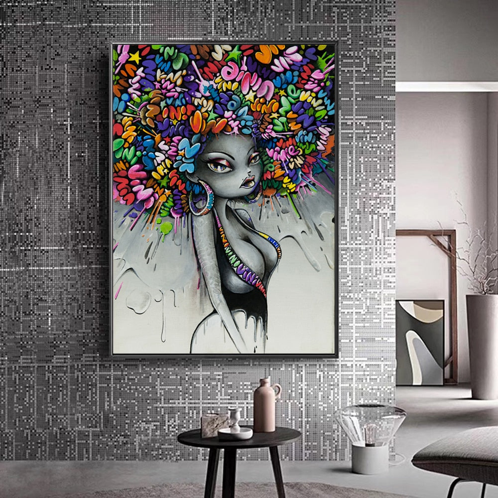 CORX Designs - Lady Kids Graffiti Street Style Canvas Art - Review