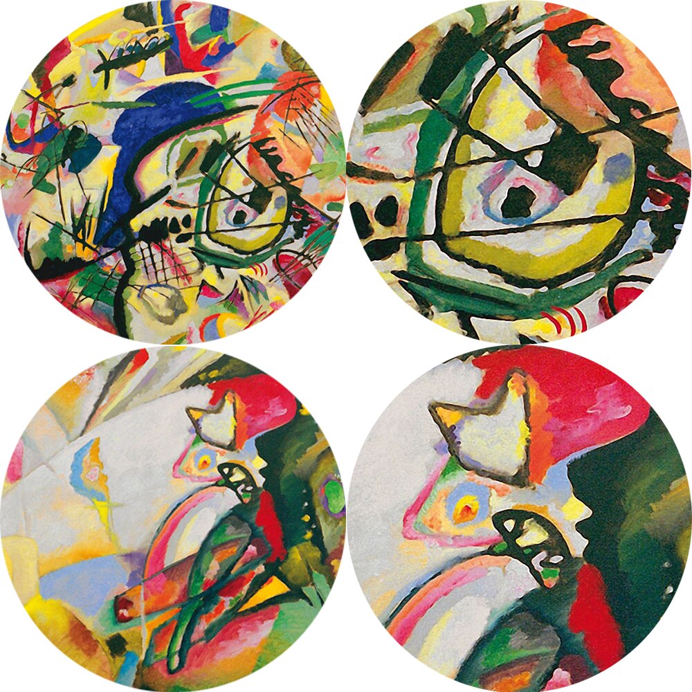 CORX Designs - Wassily Kandinsky-Composition VII,1913 Abstract Wall Art Canvas - Review