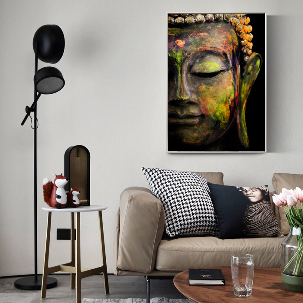 CORX Designs - Buddha Face Wall Art Canvas - Review