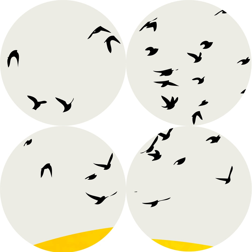 CORX Designs - Birds Above the Sun Canvas Art - Review