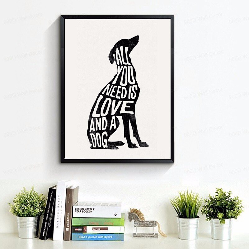 CORX Designs - All You Need Is Love And A Dog Canvas Art - Review