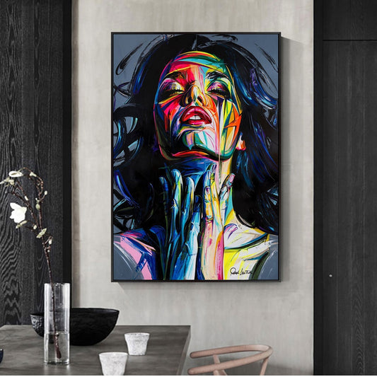 CORX Designs - Street Graffiti Colorful Woman Canvas Art - Review