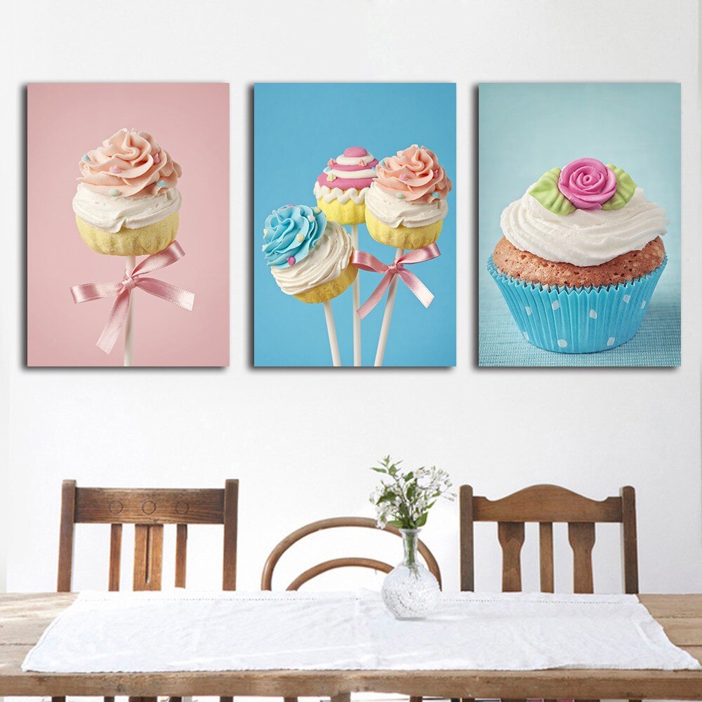CORX Designs - White and Pink Cupcake Canvas Art - Review