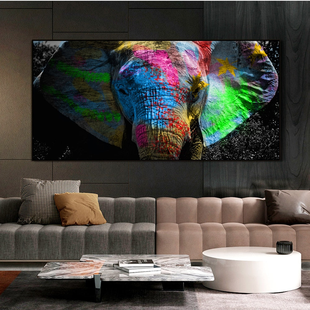 CORX Designs - Graffiti Art Elephant Canvas Art - Review