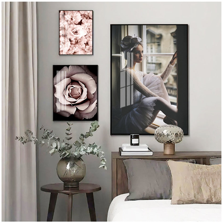 CORX Designs - Woman by the Window Pink Peony Canvas Art - Review