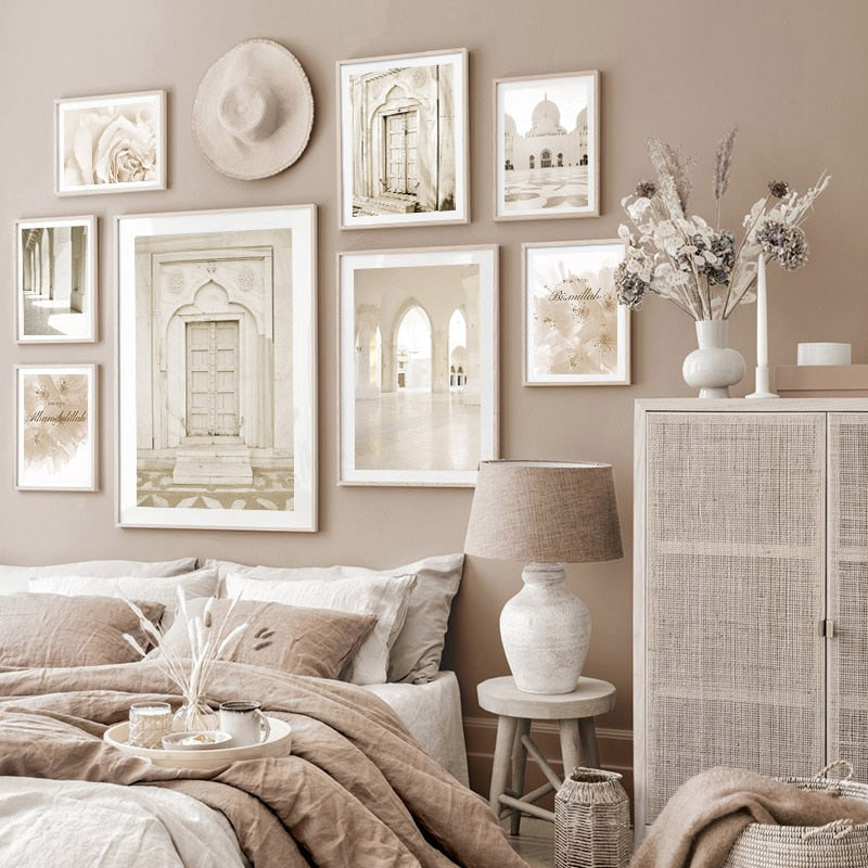 CORX Designs - Modern Islamic Beige Landscape Canvas Art - Review