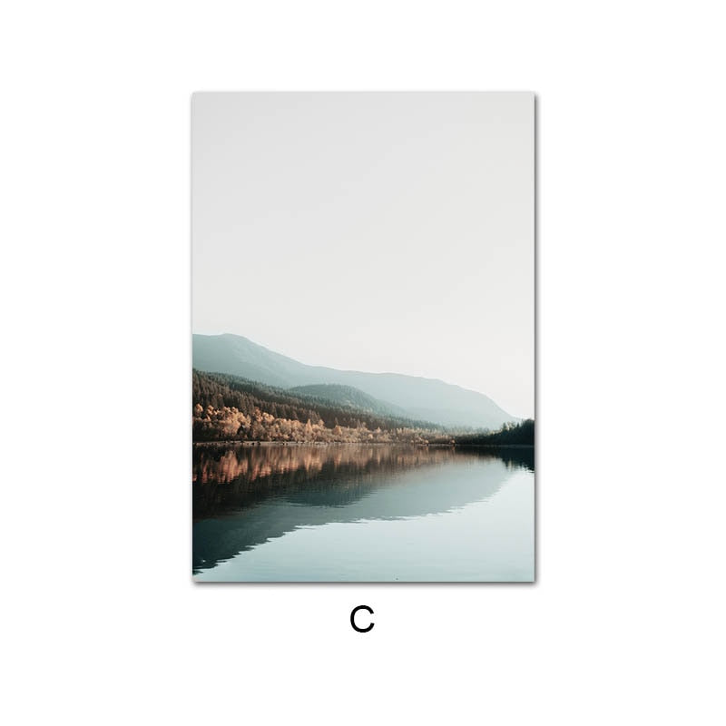 CORX Designs - Scandinavian Nature Landscape Canvas Art - Review