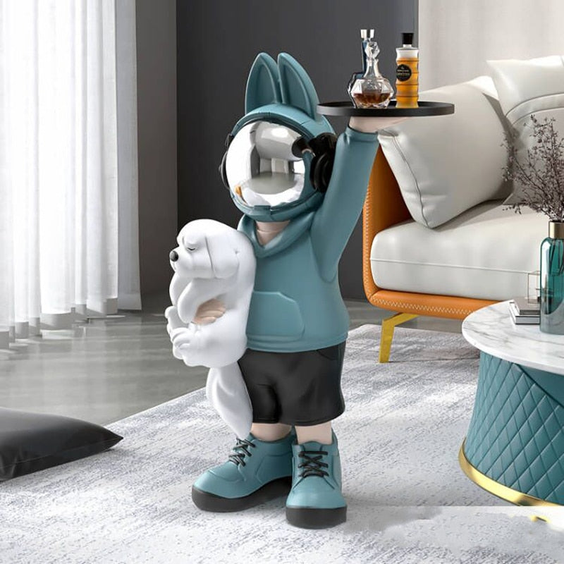 CORX Designs - Bunny Astronaut with Tray Statue - Review
