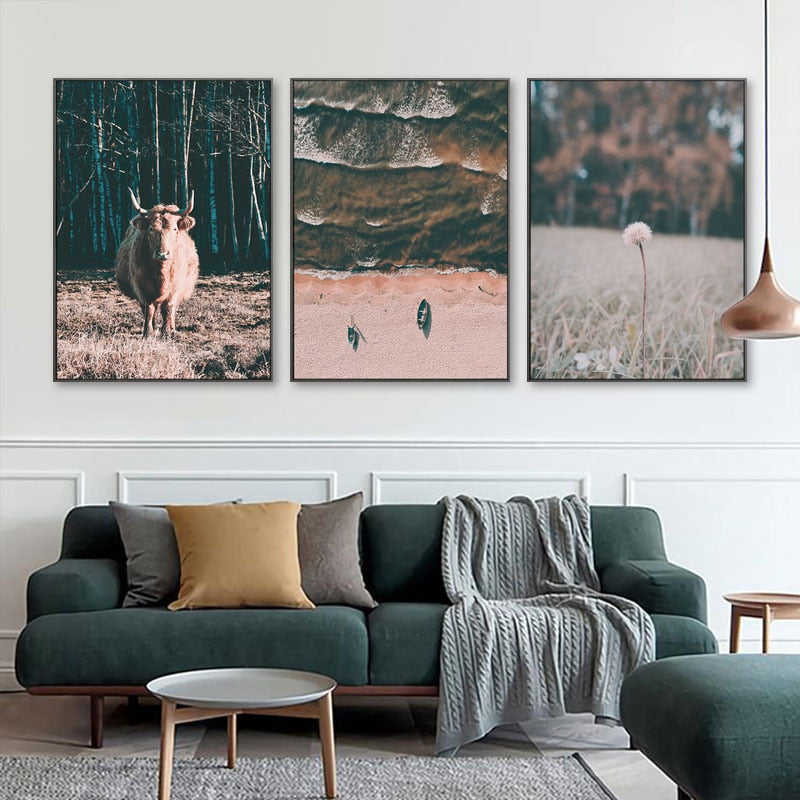 CORX Designs - Beautiful Landscape Yak Canvas Art - Review
