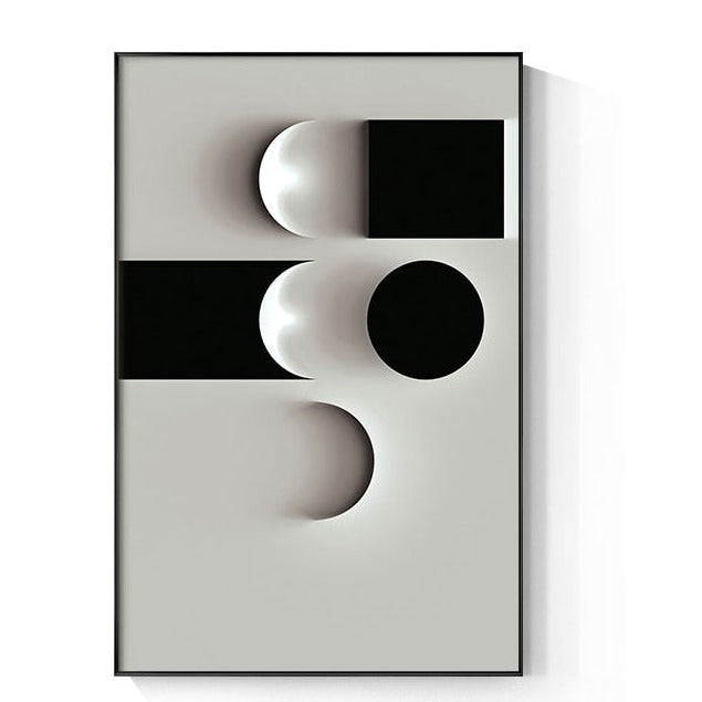 CORX Designs - Modern White Abstract Geometric Canvas Art - Review