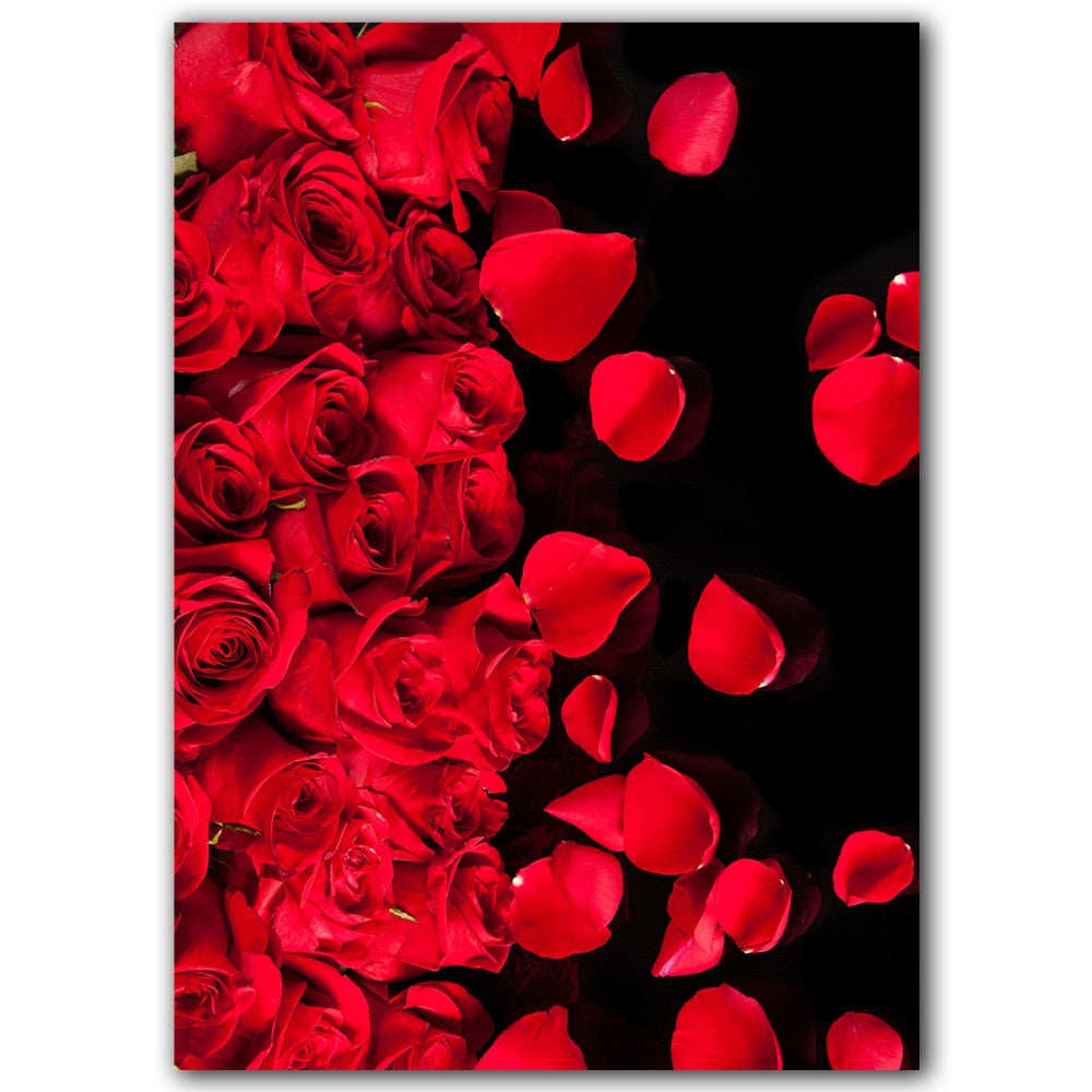 CORX Designs - Red Rose Petals Canvas Art - Review
