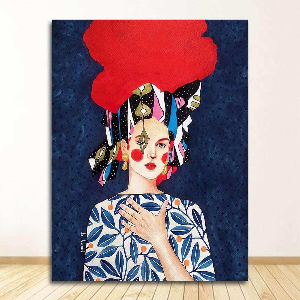 CORX Designs - Woman Big Hair Art Canvas - Review