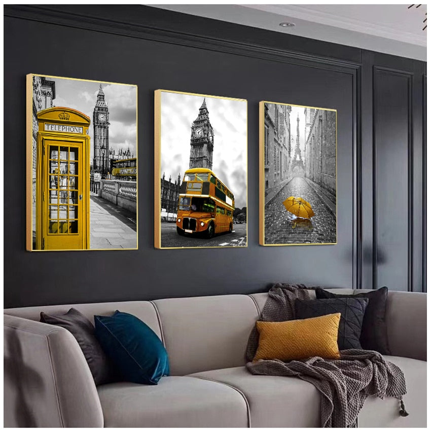 CORX Designs - London Paris City Landscape Canvas Art - Review