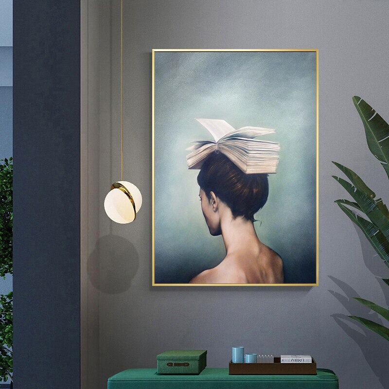 CORX Designs - Intelligent Woman Book Canvas Art - Review