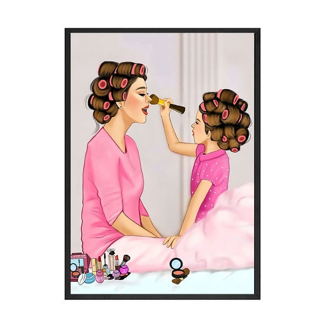 CORX Designs - Mother and Daughter Make Up Canvas Art - Review