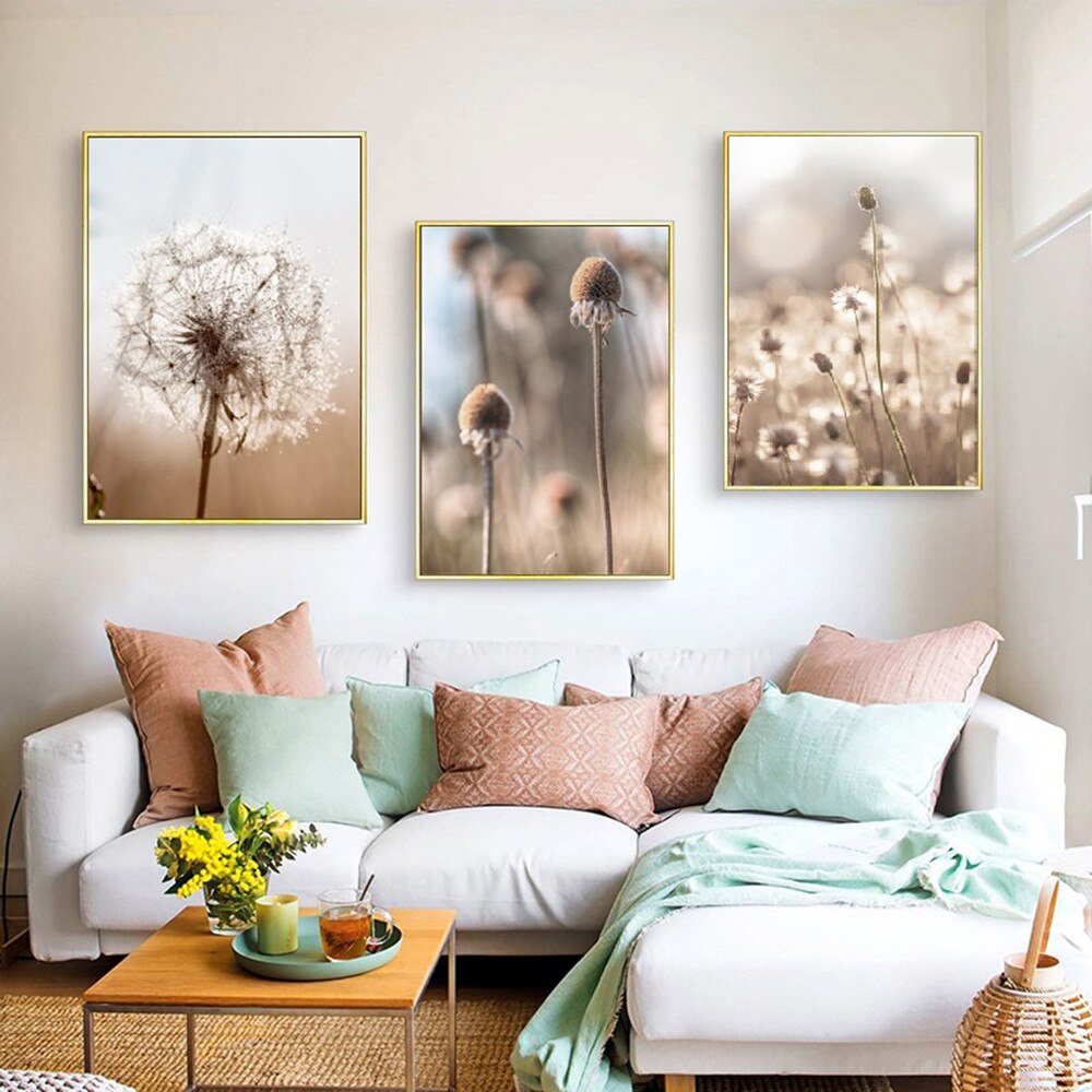 CORX Designs - Brown Landscape Dandelion Elk Canvas Art - Review